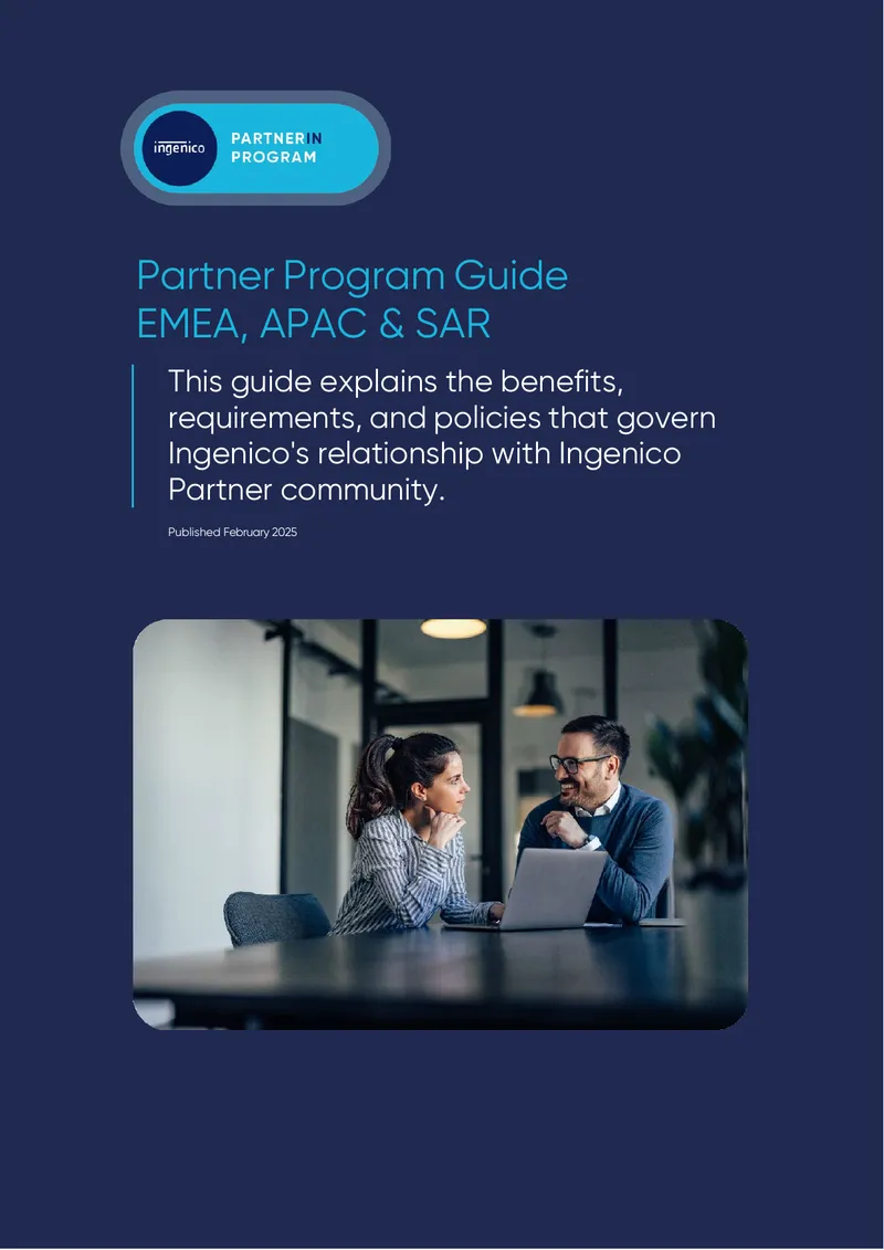 Ingenico Partner Program Guide Overview