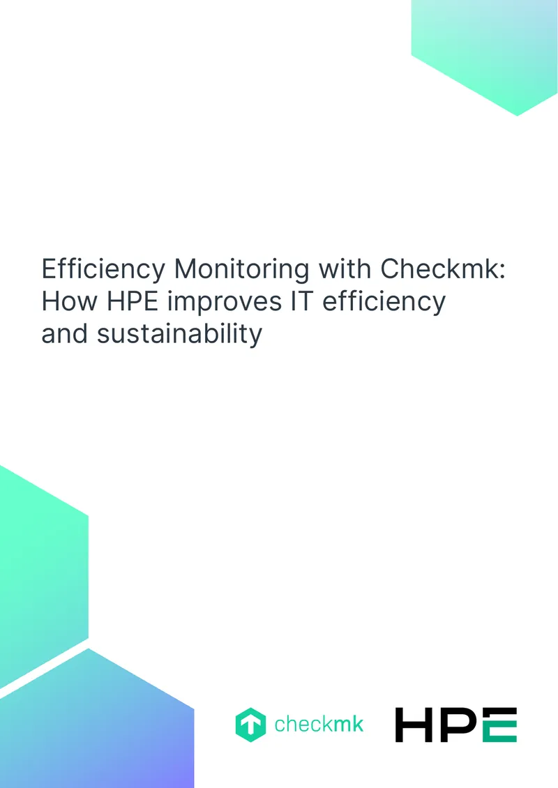 Efficiency Monitoring Implementation at HPE CIC