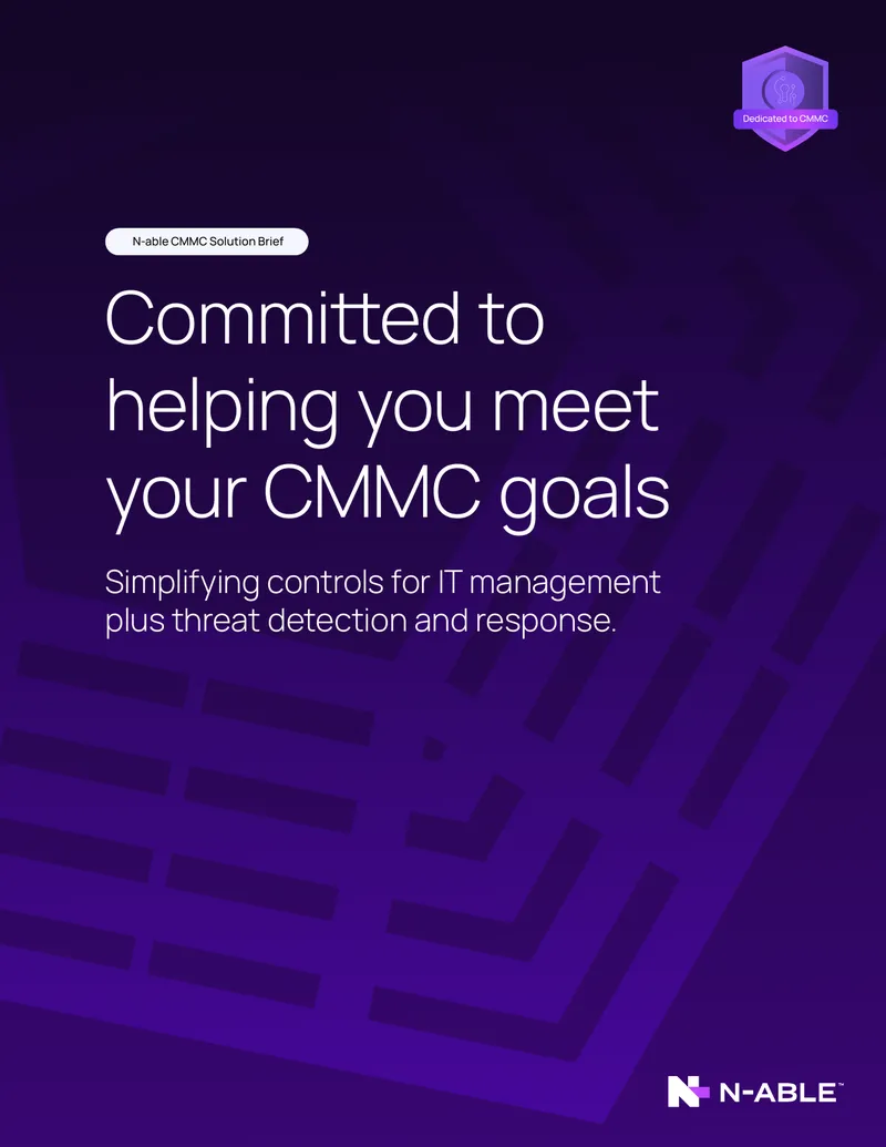N-able CMMC Compliance Solution Brief