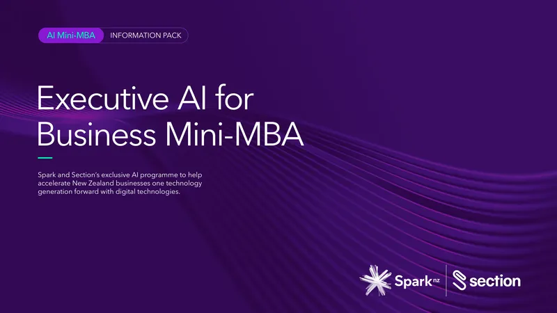 AI for Business Mini-MBA Information Pack