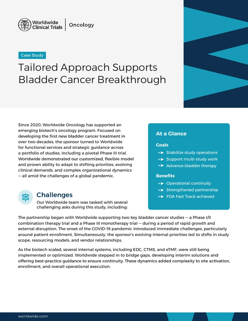 Bladder Cancer Study Partnership Case Study