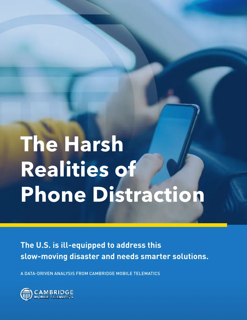 Data-Driven Analysis of Phone Distraction in Driving