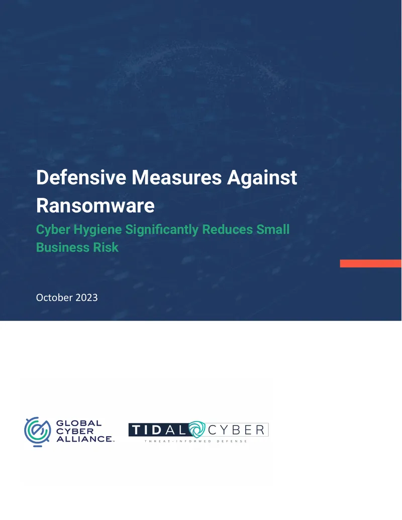 Defensive Measures Against Ransomware for Small Businesses