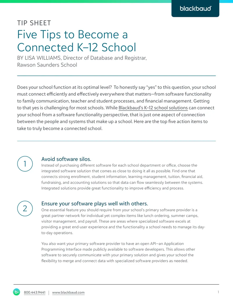 Five Tips to Become a Connected K–12 School