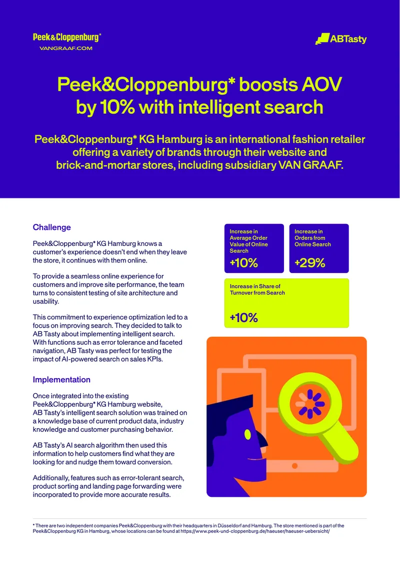 Implementation of Intelligent Search at Peek&Cloppenburg