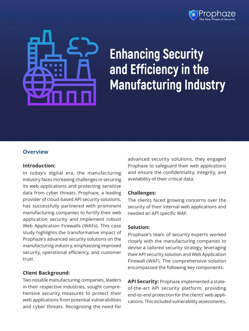 API Security and Web Application Firewall Case Study