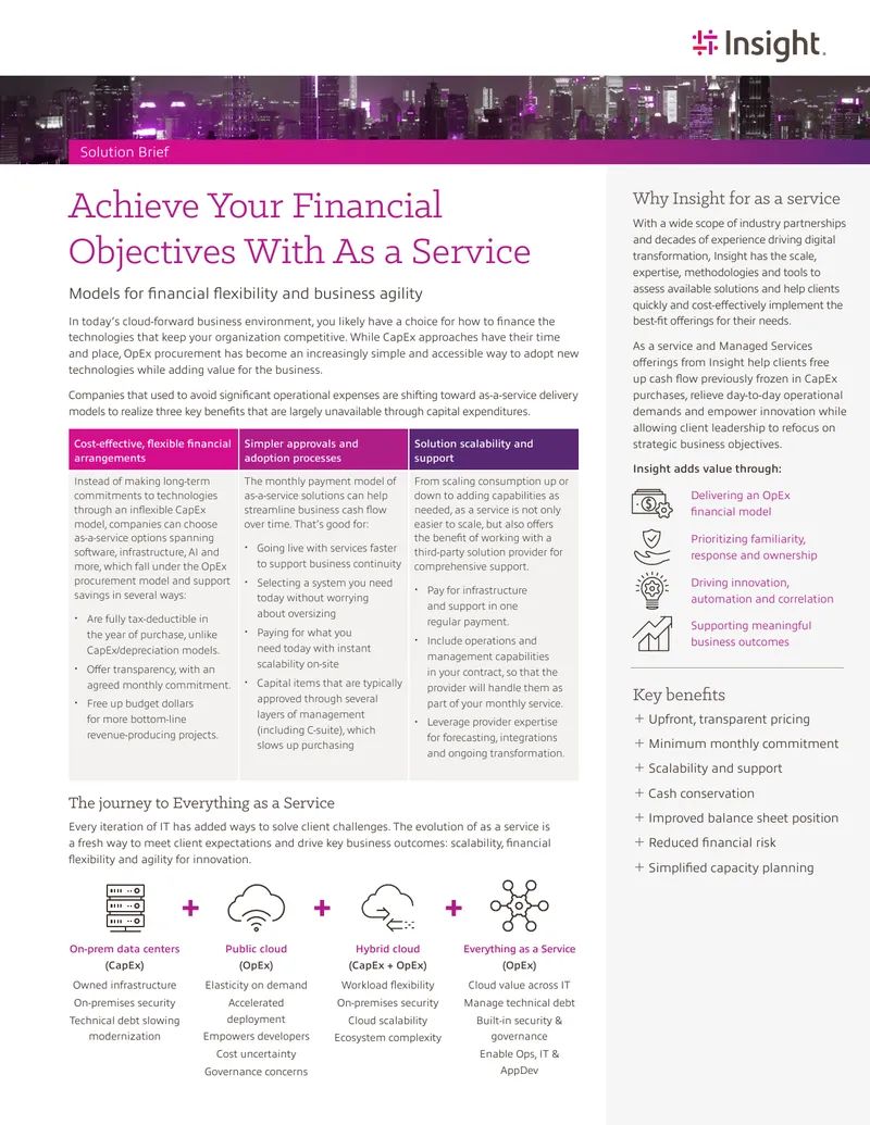 Financial Flexibility Through As-a-Service Models preview page 1