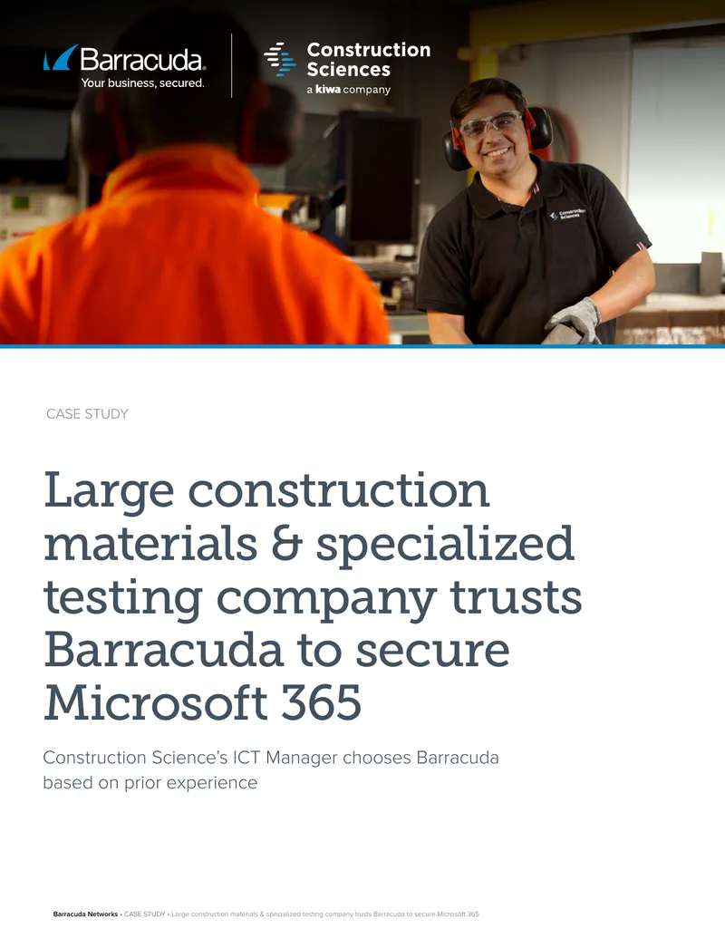 Construction Materials Company Case Study on Microsoft 365 Security