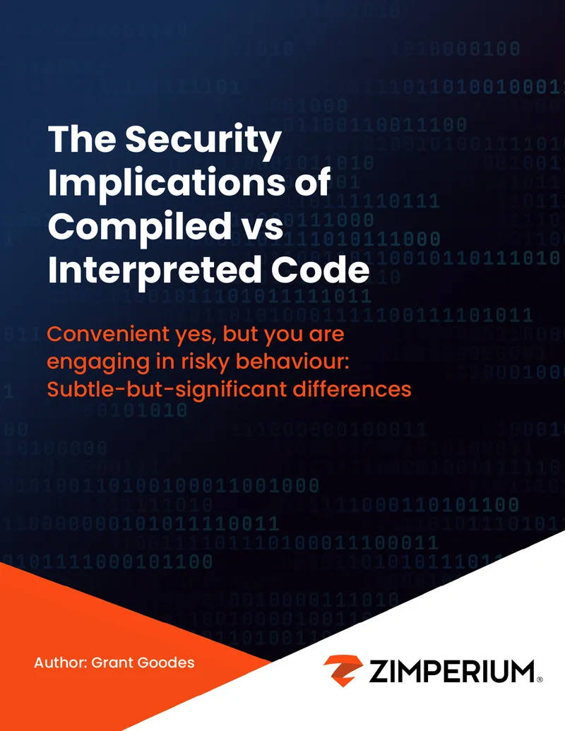 Security Implications of Compiled and Interpreted Code