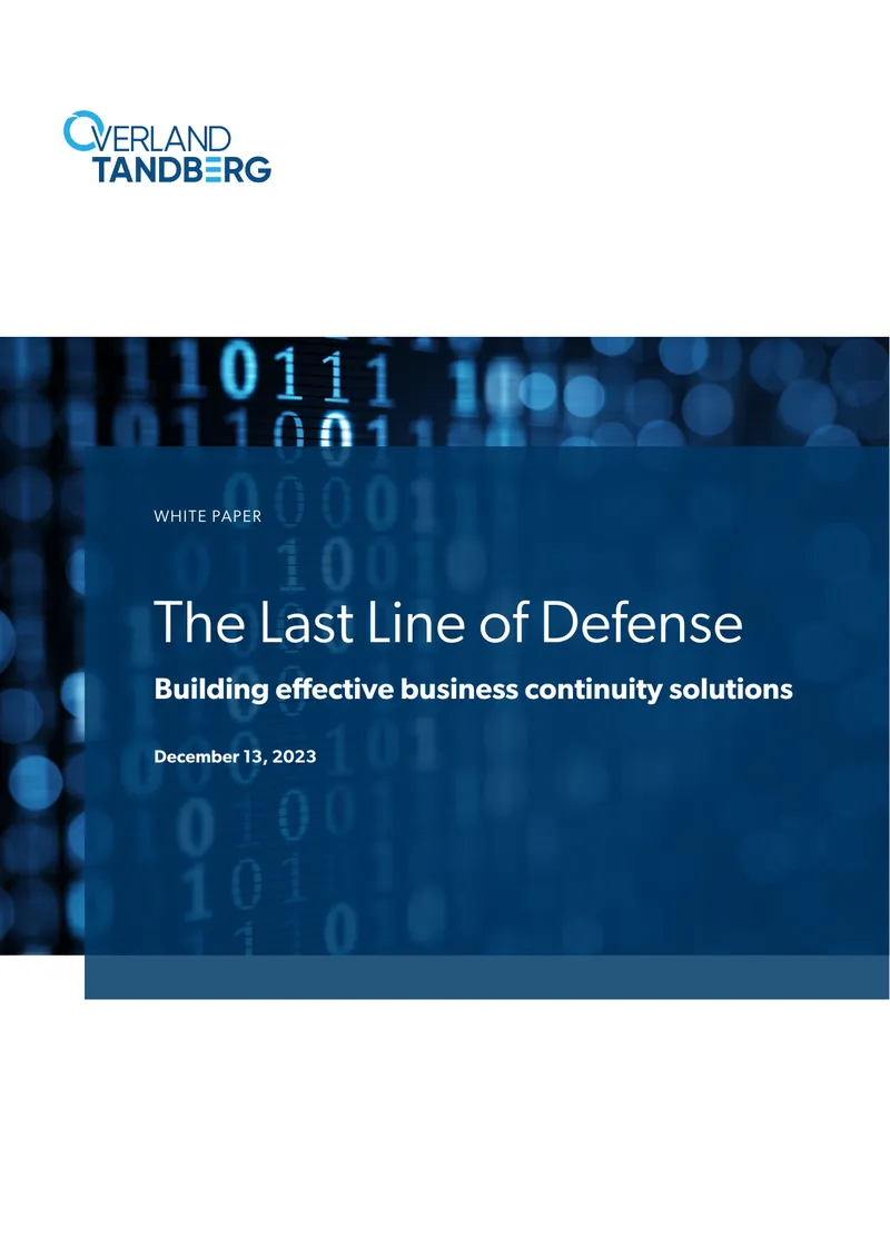 Building Effective Business Continuity Solutions