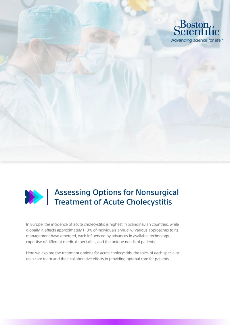 Nonsurgical Treatment Options for Acute Cholecystitis