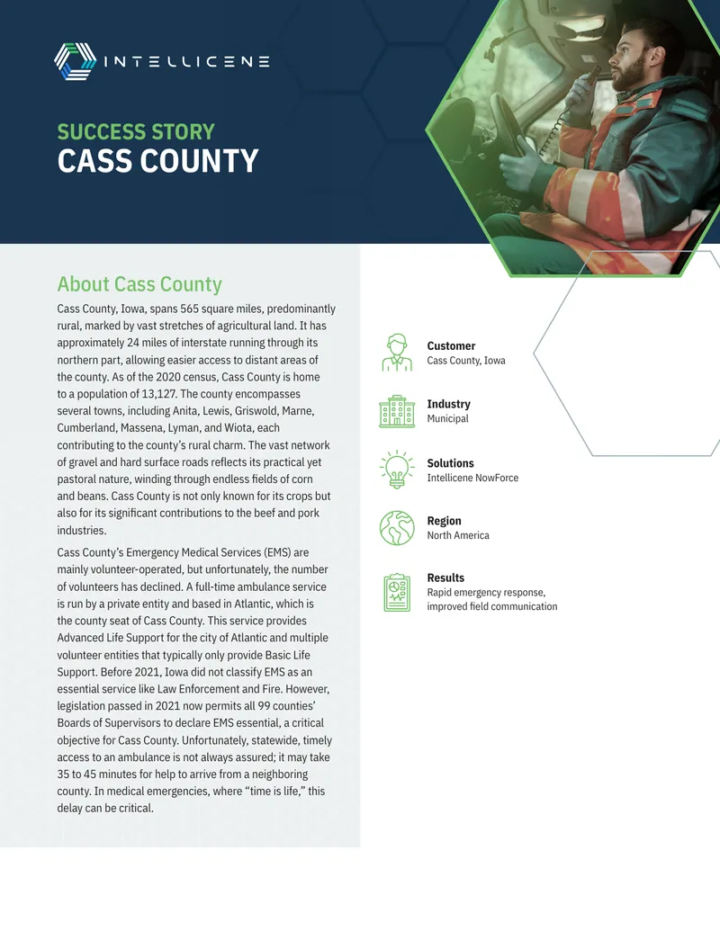 Cass County Emergency Medical Services Improvement Case Study
