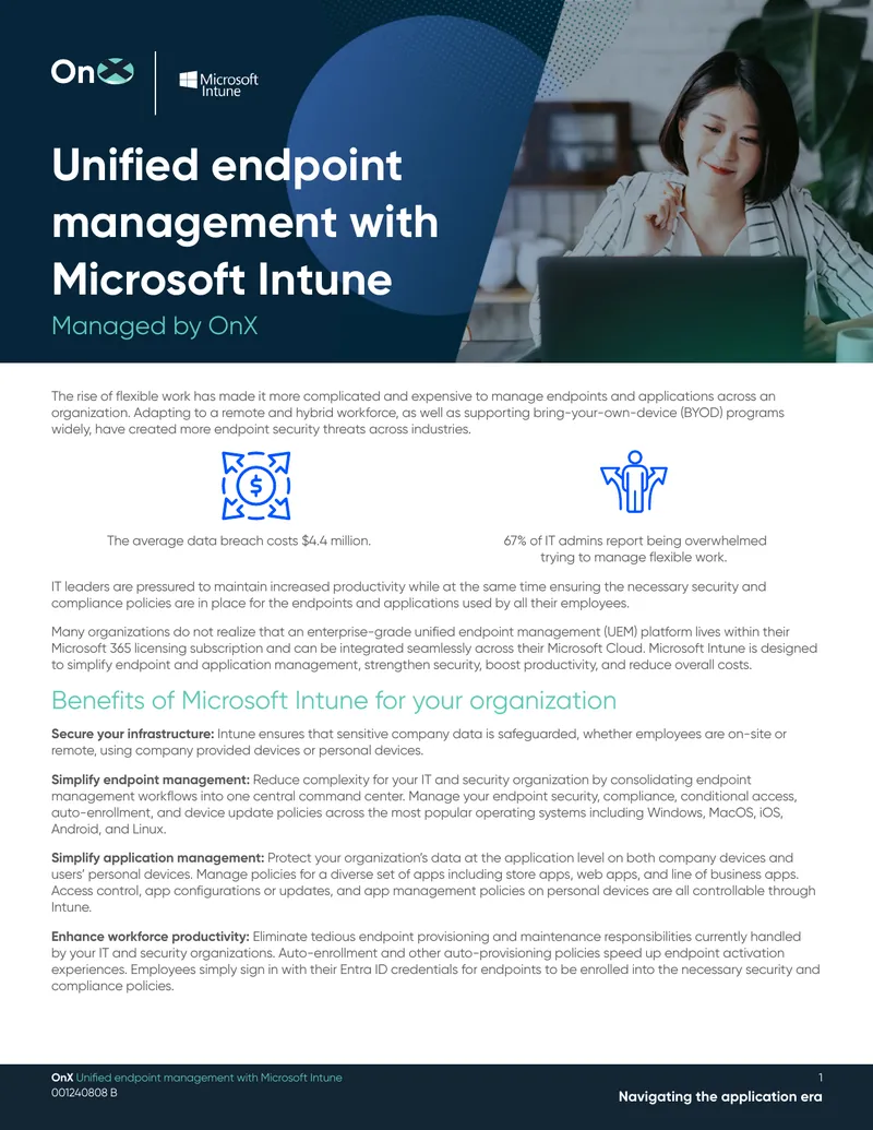 Unified Endpoint Management with Microsoft Intune