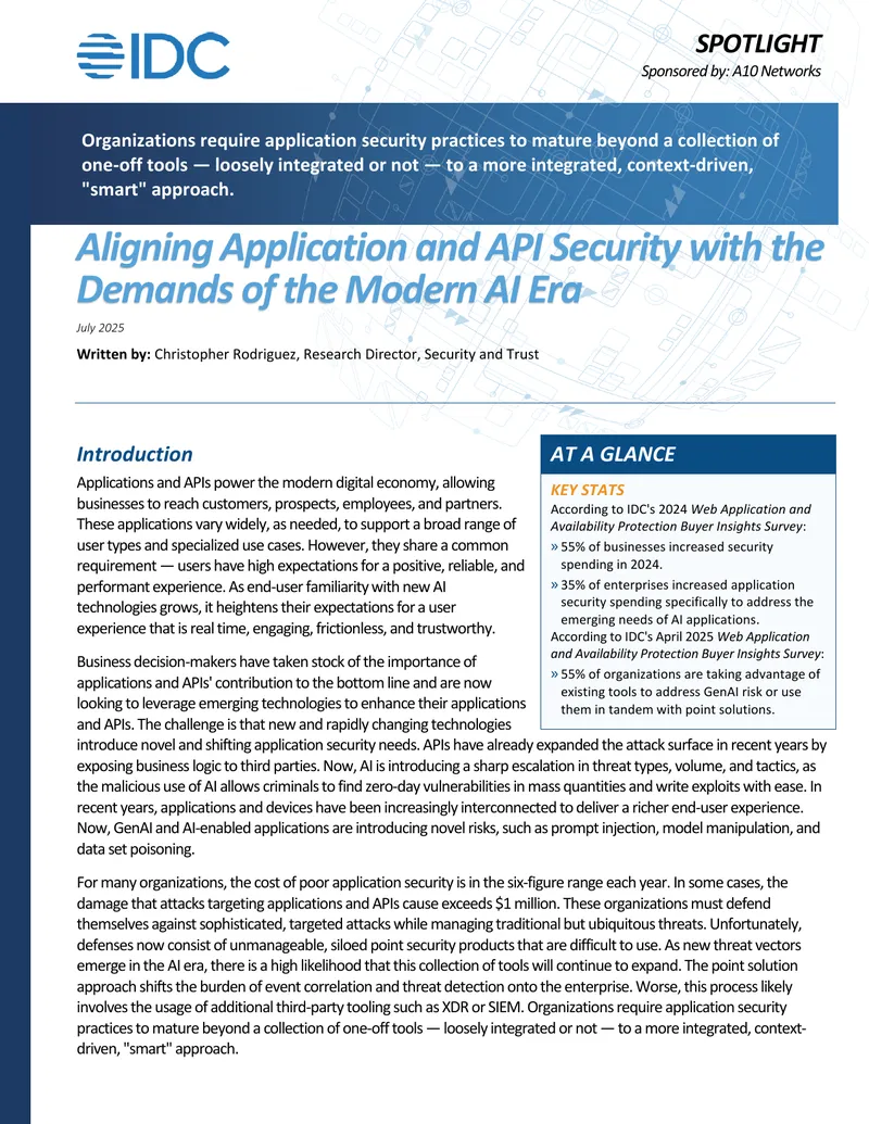 Aligning Application and API Security with AI Demands