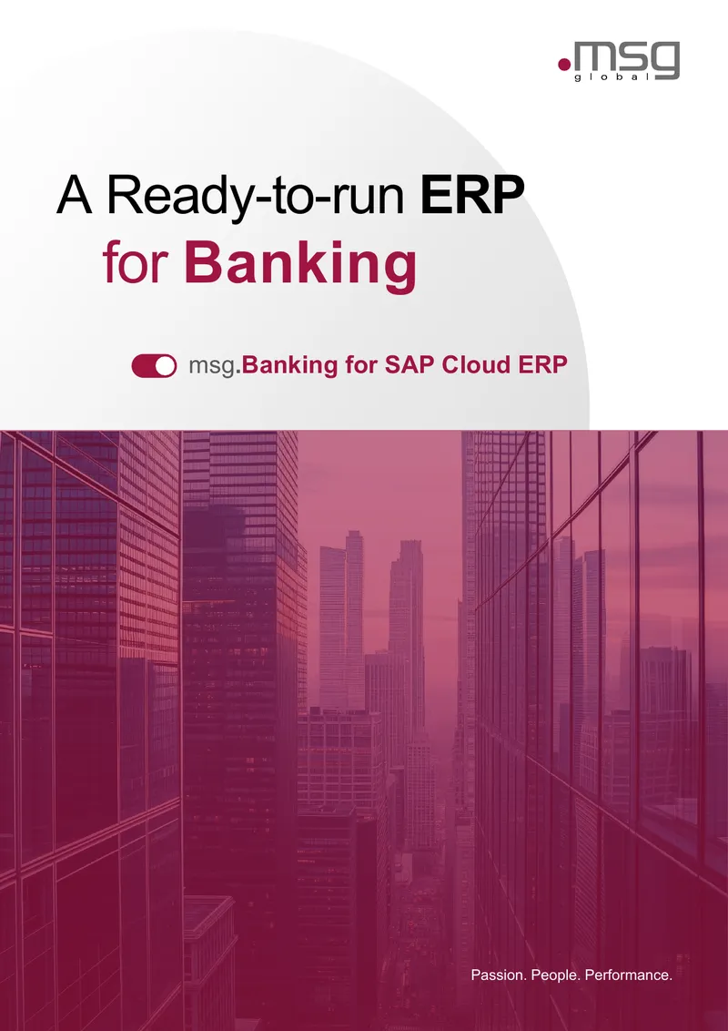 msg.Banking for SAP Cloud ERP Overview