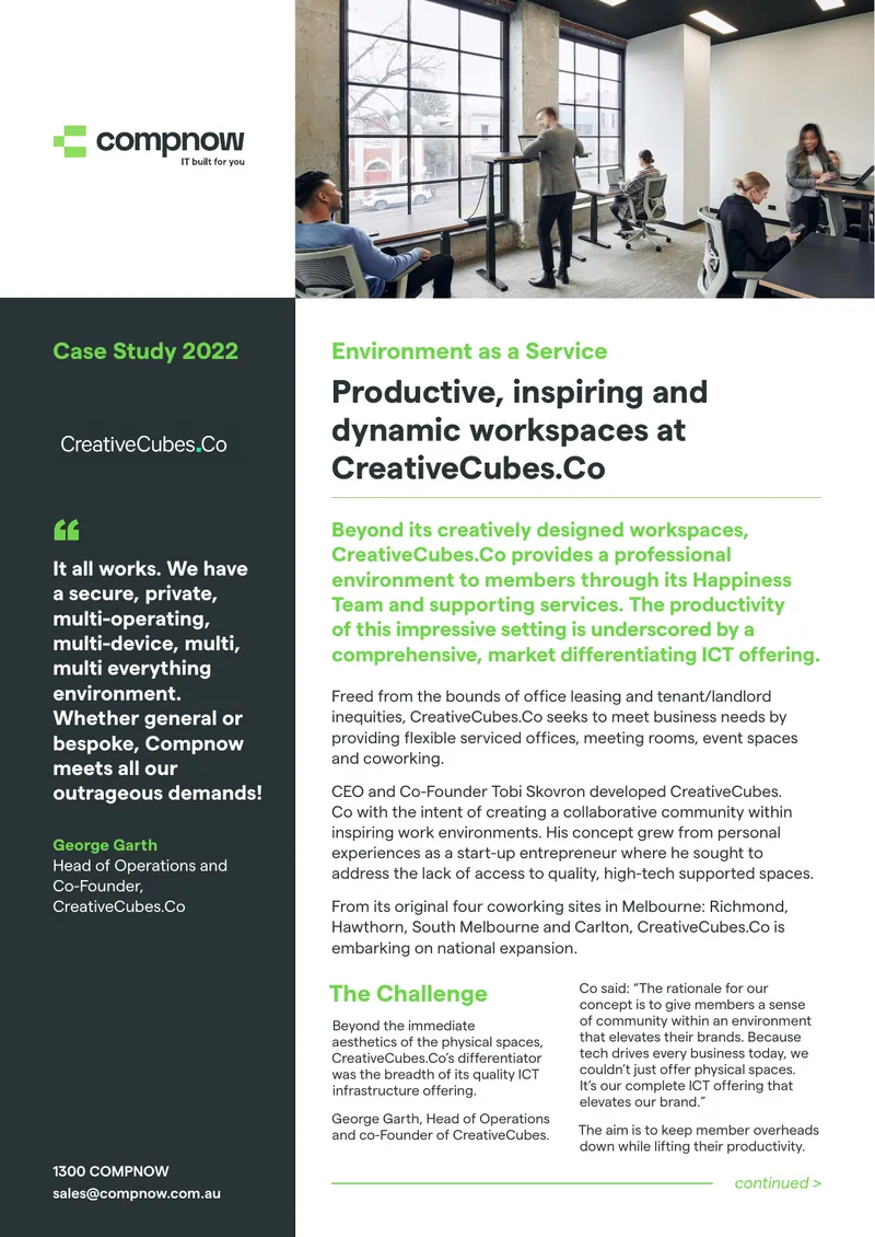 CreativeCubes.Co ICT Infrastructure Case Study