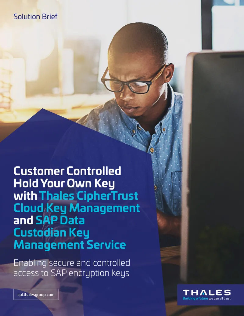 Thales CipherTrust Cloud Key Management Solution Brief