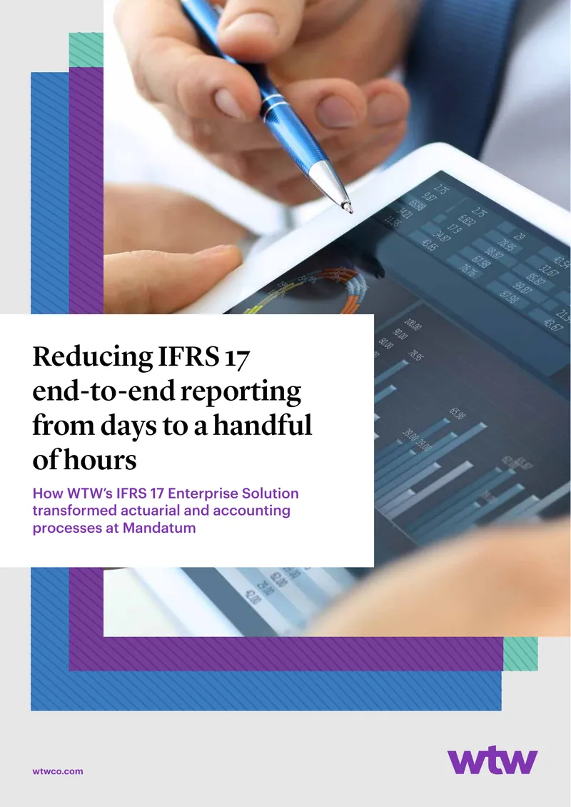 IFRS 17 End-to-End Reporting Transformation Case Study