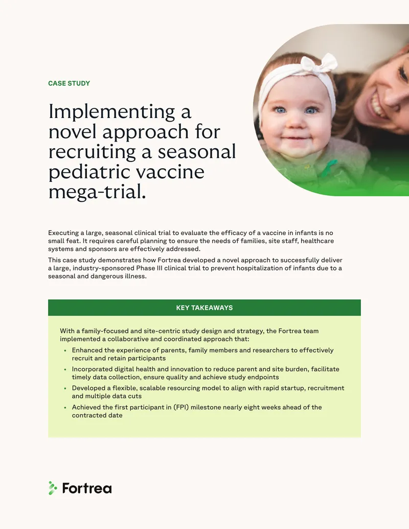 Recruitment Strategy for Pediatric Vaccine Mega-Trial