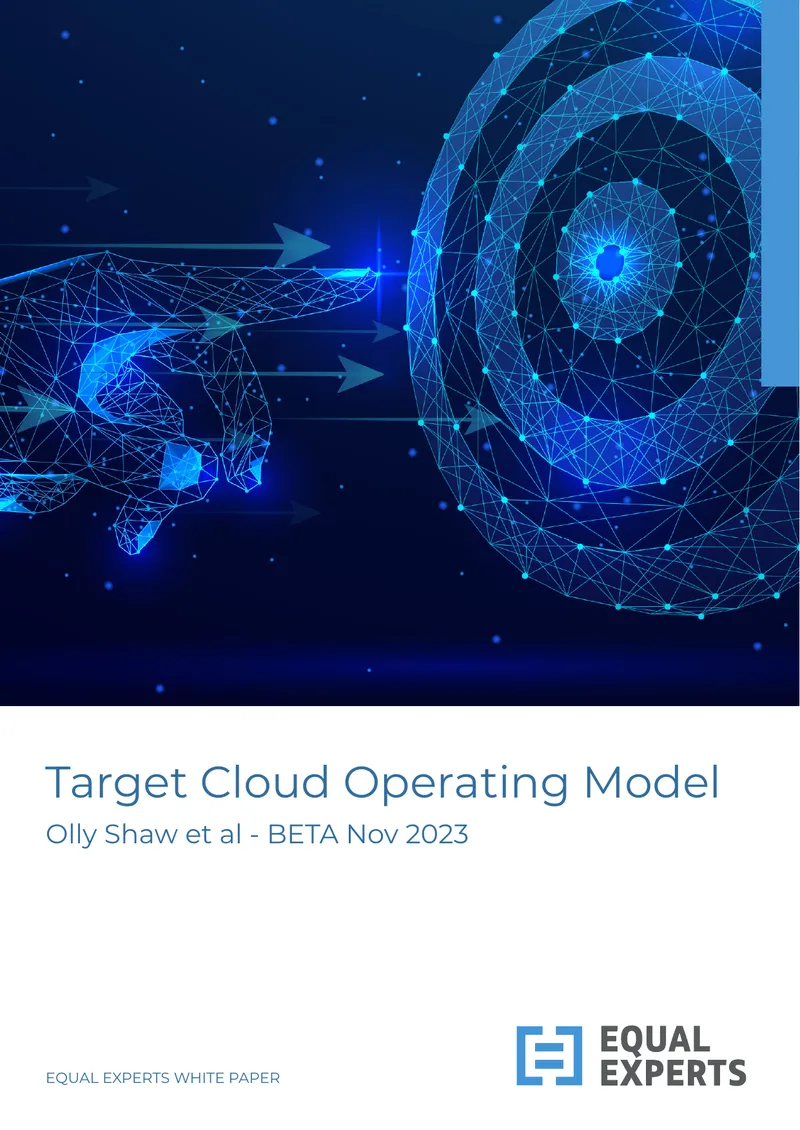Target Cloud Operating Model White Paper