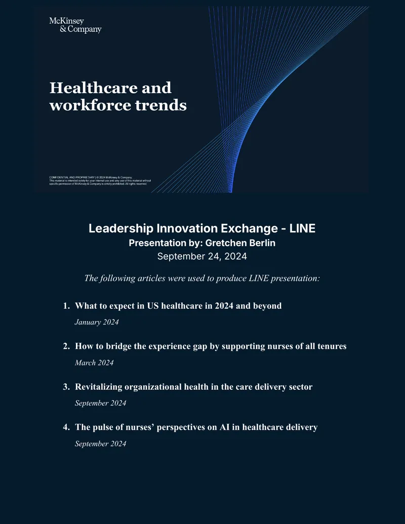US Healthcare Trends and Projections for 2024