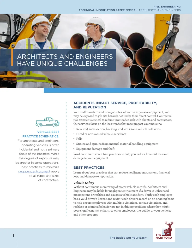 Best Practices for Vehicle Safety in Architecture and Engineering