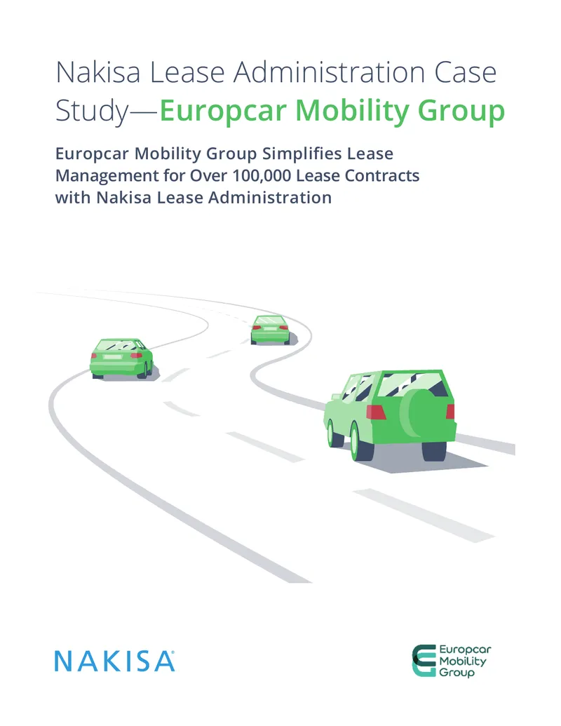 Europcar Mobility Group Lease Management Case Study preview page 1