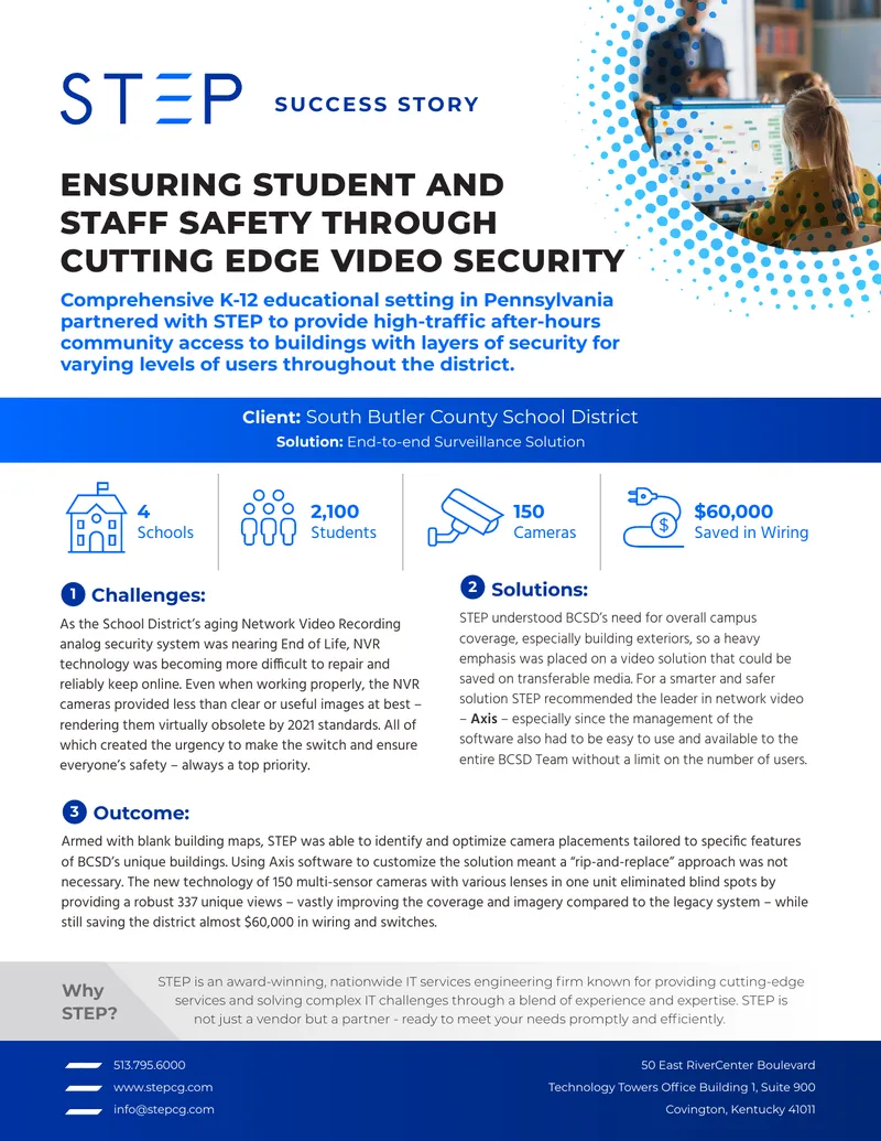 End-to-End Surveillance Solution for School District