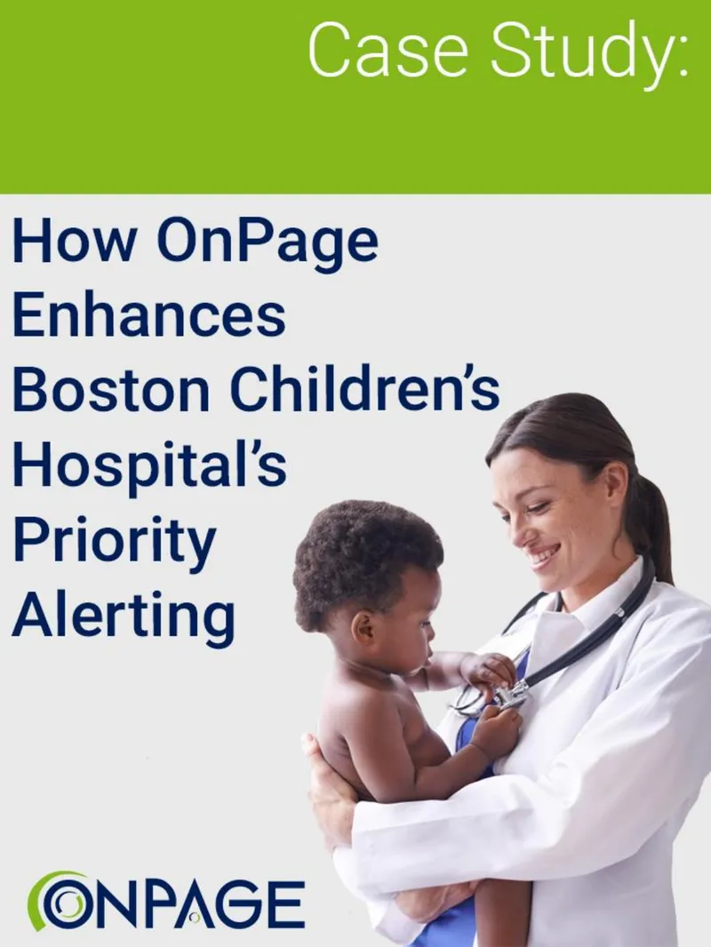 Communication Solution Implementation at Boston Children's Hospital