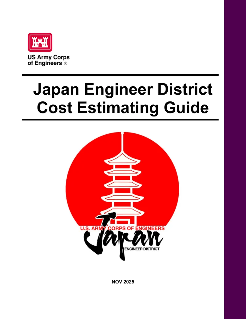 Japan Engineer District Cost Estimating Guide