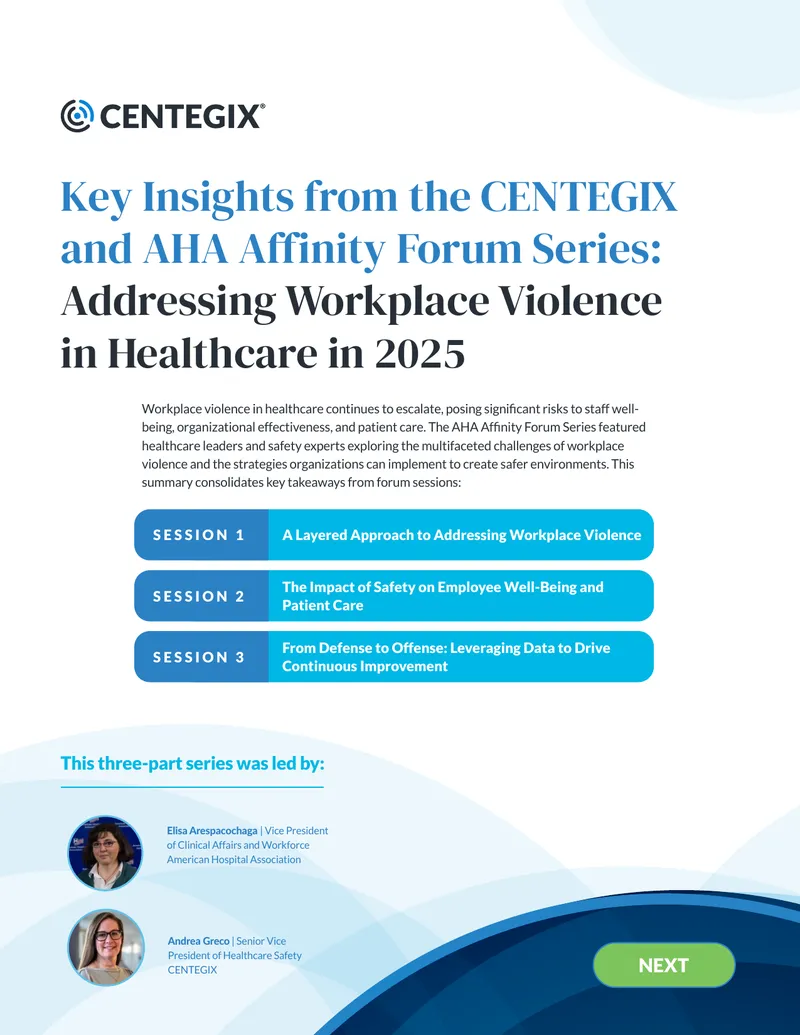 Addressing Workplace Violence in Healthcare