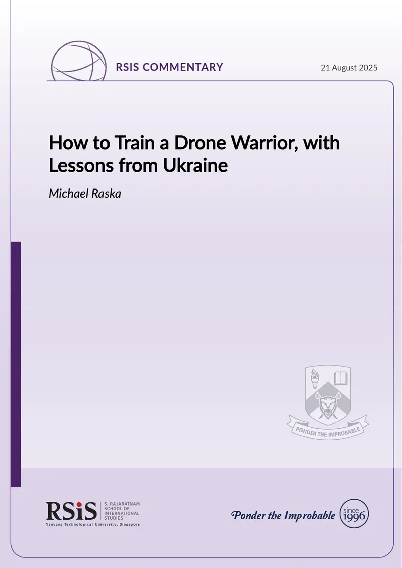 Training Strategies for Drone Warfare in Singapore