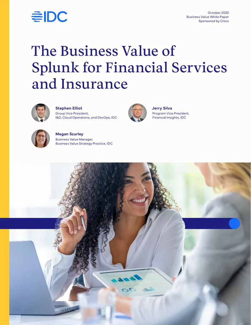 Business Value of Splunk for Financial Services and Insurance