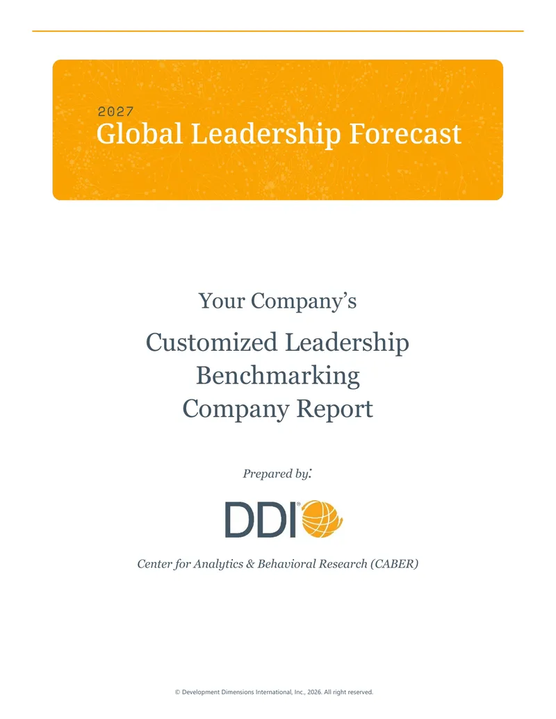 Customized Leadership Benchmarking Company Report