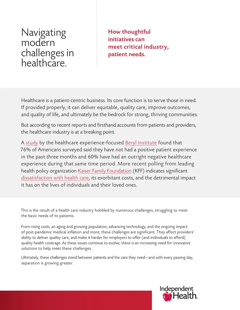 Challenges and Solutions in the Healthcare Industry