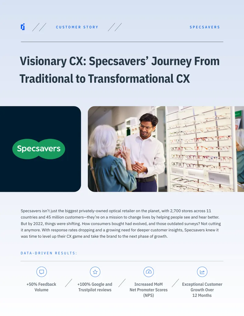 Specsavers' Integrated Customer Experience Transformation