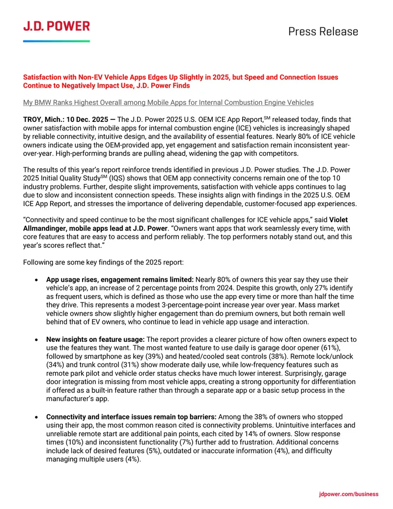 2025 U.S. OEM ICE App Report Findings