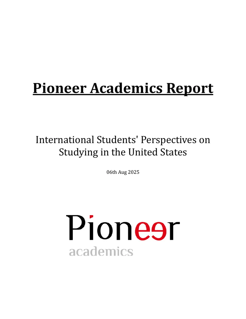 International Students' Perspectives on Studying in the United States