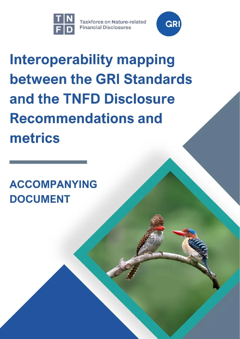 TNFD-GRI Interoperability Mapping Document