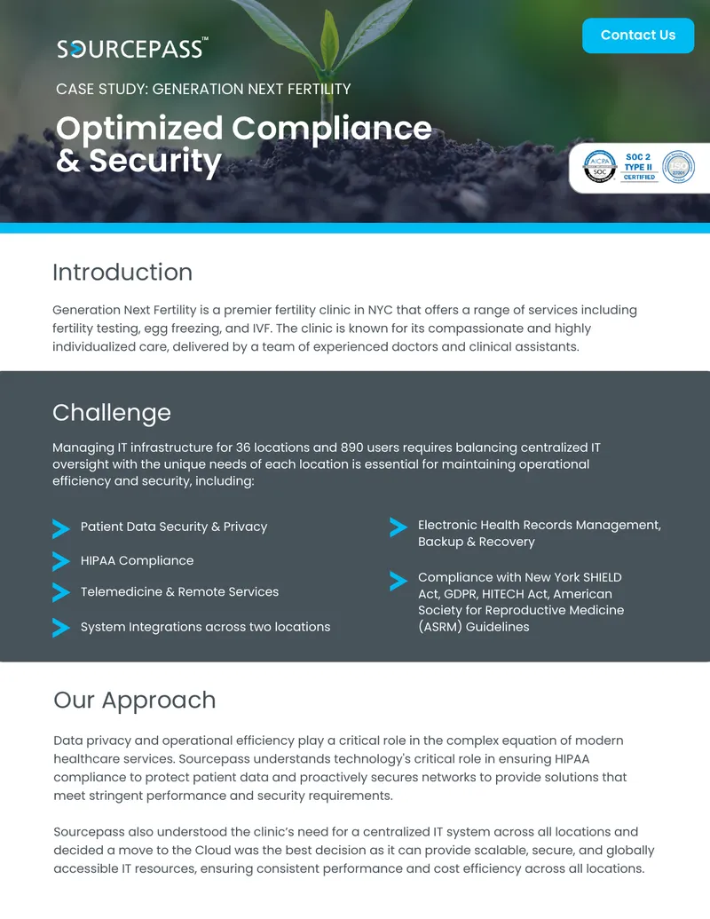 IT Infrastructure Management Case Study for Healthcare
