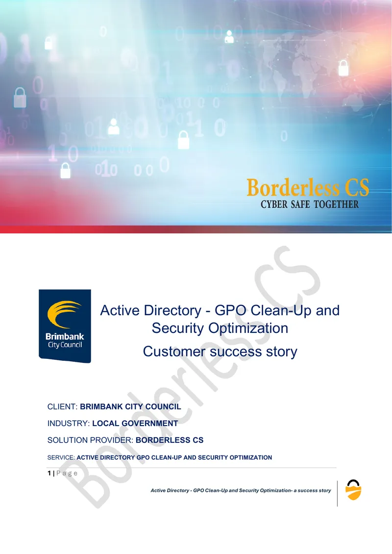Active Directory GPO Clean-Up and Security Optimization Case Study