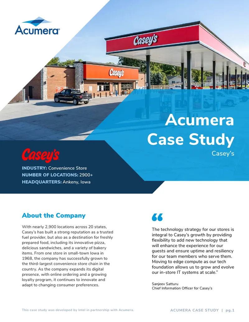 Case Study on Acumera's Edge Computing Solution for Casey's