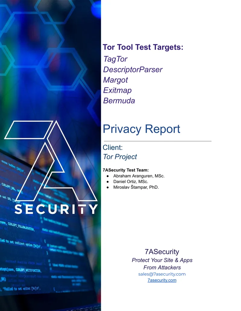 Privacy Impact Assessment of Tor Monitoring Tools