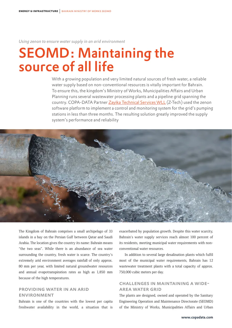 Water Supply Automation System for Bahrain