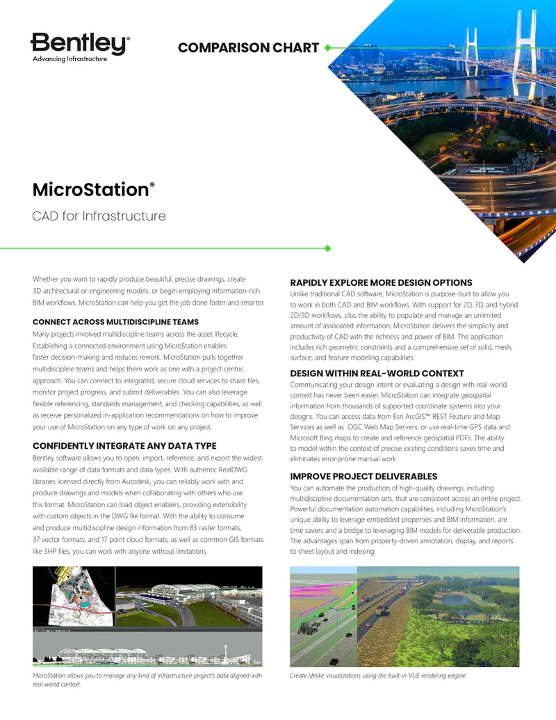 MicroStation CAD for Infrastructure Overview preview page 1