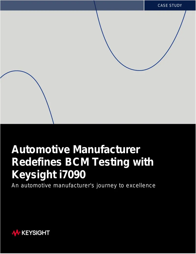 Automotive Manufacturer Redefines BCM Testing