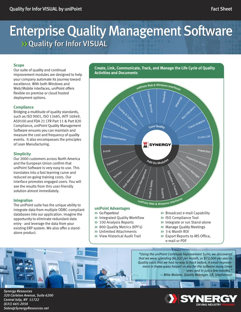 Enterprise Quality Management Software Overview