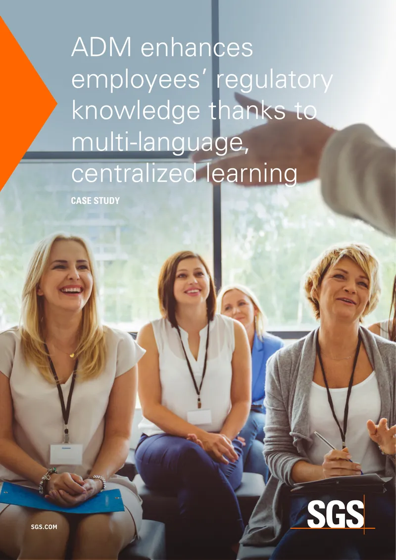 ADM Enhances Employees' Regulatory Knowledge Training