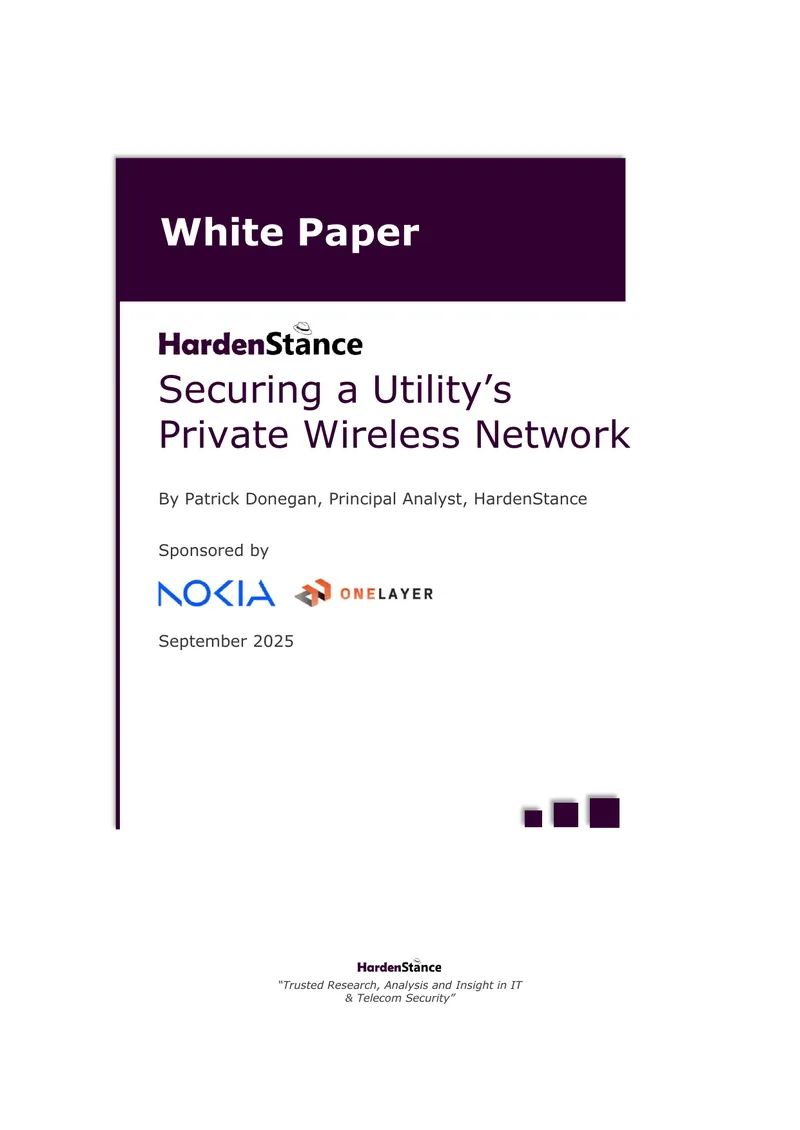 Securing a Utility’s Private Wireless Network