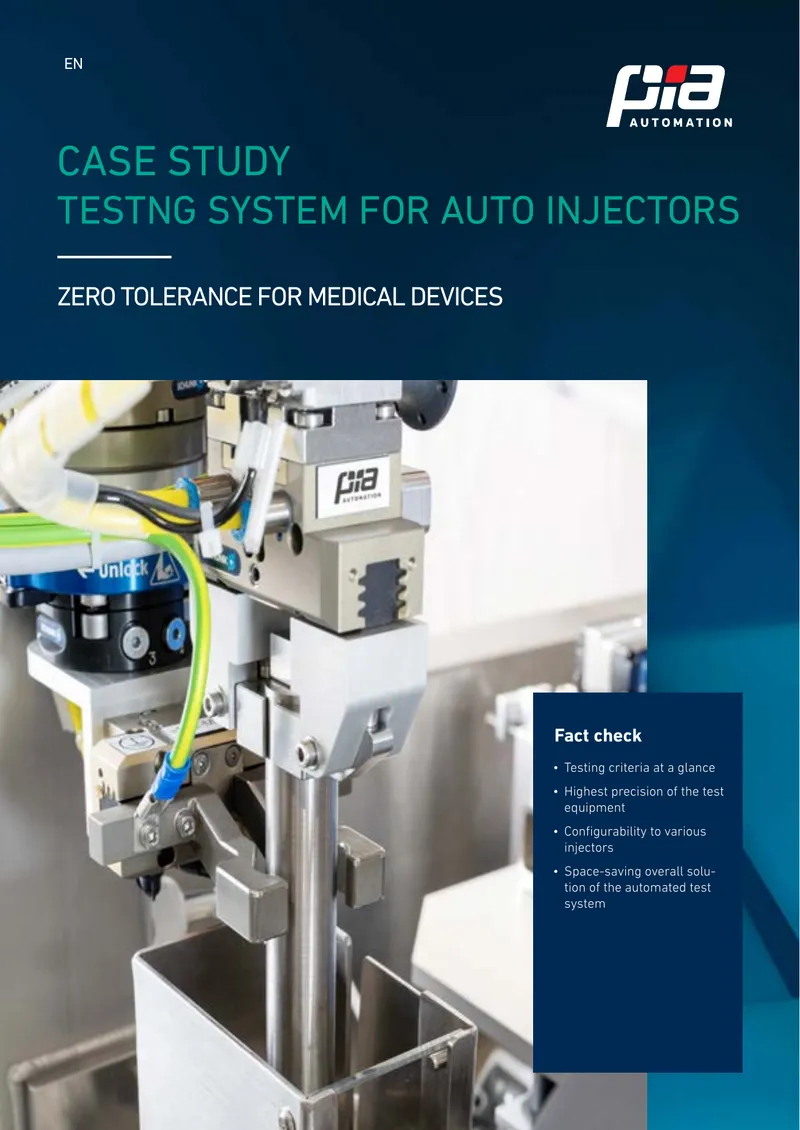 Automated Testing System for Auto Injectors